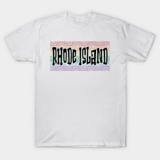 LGBTQ PRIDE EQUAL USA RHODE ISLAND T-Shirt